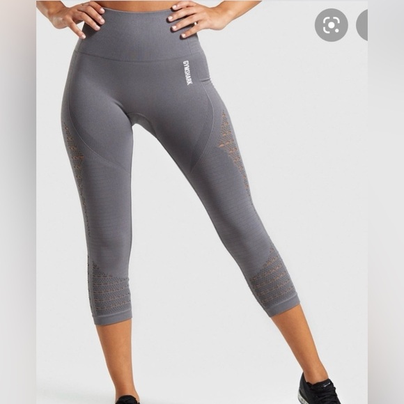Gymshark Energy Seamless Cropped Leggings - Picture 1 of 5